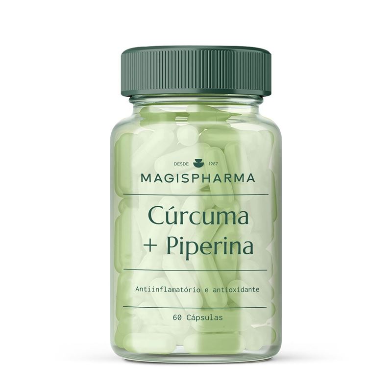 Cúrcuma + Piperina 60 Cápsulas