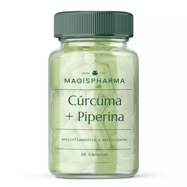 Curcuma + Piperina (Anti-inflamatório Natural)