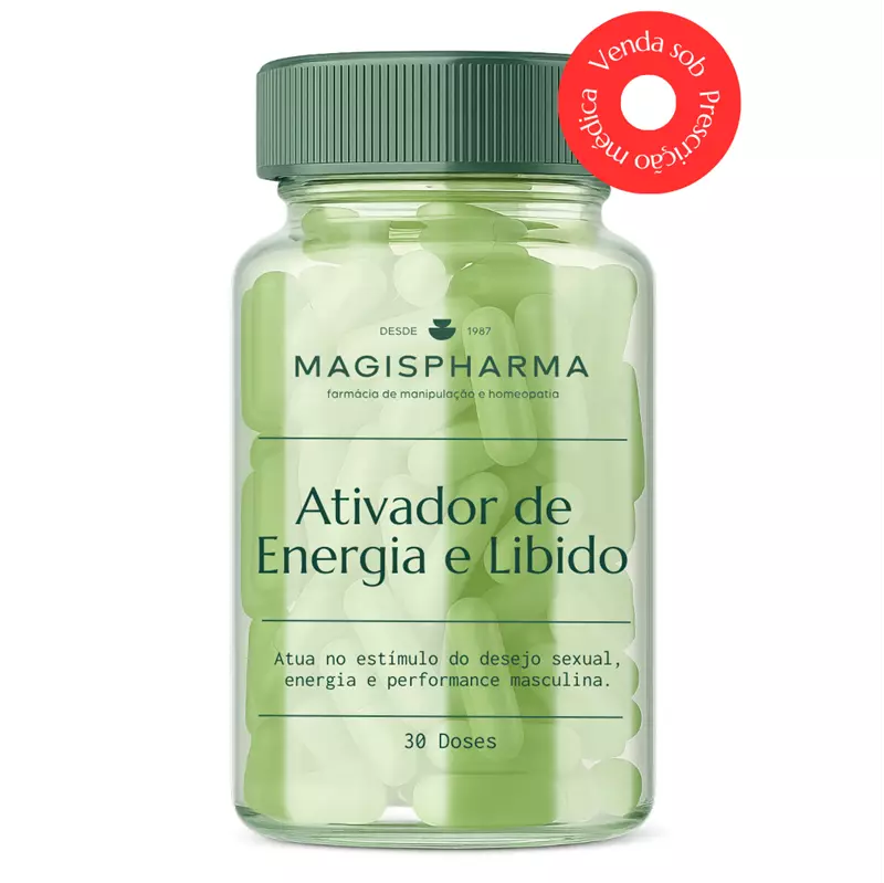  Ativador de Energia e Libido MagisPharma (Venda sob Prescrição)