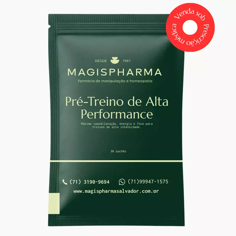 Pré-Treino de Alta Performance MagisPharma (Venda sob Prescrição)
