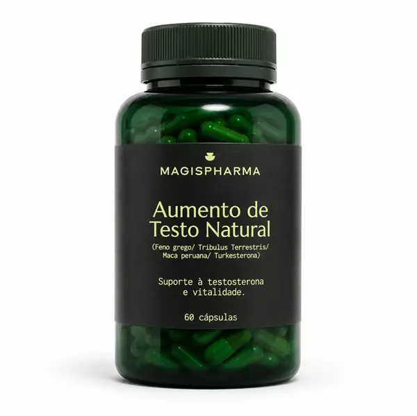 Aumento Testo Natural 60 Doses